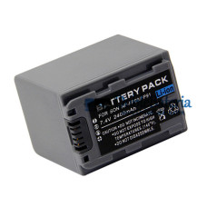 Batería para Sony DCR-DVD DCR-HC DCR-SR DCR-SX HDR-CX Serie 2400mAh - Batería de repuesto