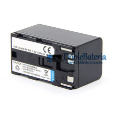 Batería para Canon BP-955 XF305 XF300 XF105 XF100 XL H1 XL H1A EOS EOS C300 C300PL 5200mAh - Batería de repuesto