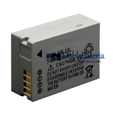 Batería para Canon Powershot SX40 NB10L NB10L SX40HS SX50HS SX60 G1X G3X G15 G16 920mAh - Batería de repuesto