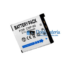 Batería para Casio NP-60 EX-S10 EX-Z80 EX-Z9 Zoom EX-Z19-Z20 Zoom EX-Z85 Zoom EX-Z90 Zoom EX - Batería de repuesto