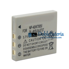 Batería para Fujifilm FNP-40 SLB-0737 D-LI8 KLIC-7005 750mAh - Batería de repuesto