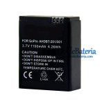 Batería para GoPro AHDBT-201 301 302 HD HERO 2 3 1150mAh - Batería de repuesto