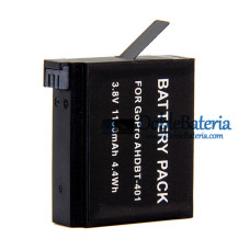 Batería para GoPro AHDBT-401 HD HERO 4 1160mAh - Batería de repuesto