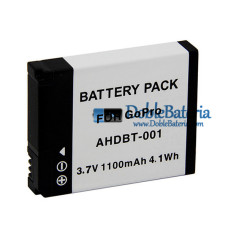Batería para GoPro HD-001 AHDBT HERO1 1100mAh - Batería de repuesto