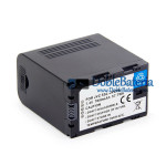 Batería para JVC SSL-JVC50 SSL-JVC70 75 78 GY-HM600 HM650 HMQ10 7800mAh con salida USB - Batería de repuesto