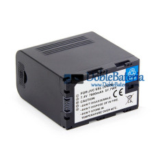 Batería para JVC SSL-JVC50 SSL-JVC70 75 78 GY-HM600 HM650 HMQ10 7800mAh con salida USB - Batería de repuesto