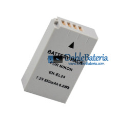 Batería para Nikon EN-EL24 el24 1 J5 1J5 850mAh - Batería de repuesto