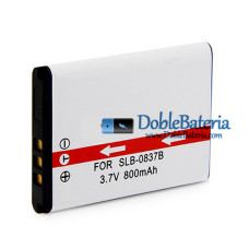 Batería para Samsung SLB-0837B NV8 NV10 NV15 NV20 L70 L301 L83T 800mAh - Batería de repuesto