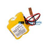Batería para FANUC A98L-0.031-0.025 A06B-6114-K504 6V Brown conector - Batería de repuesto