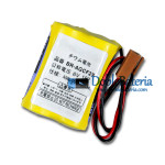 Batería para FANUC BR-AGCF2W A98L-0031-0011 # L A06B-6093-K001 Brown conector - Batería de repuesto