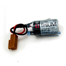 Batería para PLC ER3V 3.6V JZSP-BA01 Brown conector - Batería de repuesto