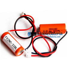 Batería para PLC FX2NC-32BL ER10 / 28 3.6V ER10280 - Batería de repuesto