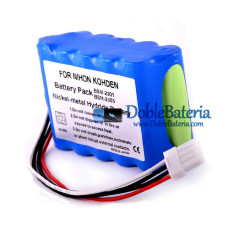 Batería para Nihon Kohden 10hr-4 / 3FAUC NK-2354A - Batería de repuesto