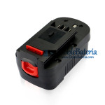 Batería de Negro & Decker BD18PSK BDGL1800 BDGL18K-2-2 CD182K CD18SFRK 18volt - Batería de repuesto